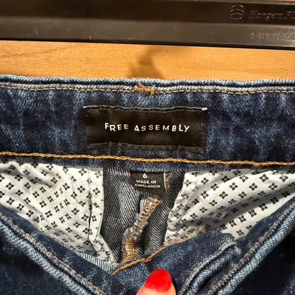 Free Assembly Women's Blue Flare Jeans